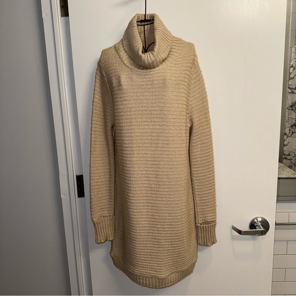 ASOS Sweater Dress Tan